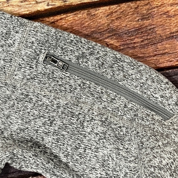 Patagonia Gray Better Sweater 1/4 Zip Up Fleece Jacket School Logo Womens - Picture 6 of 7